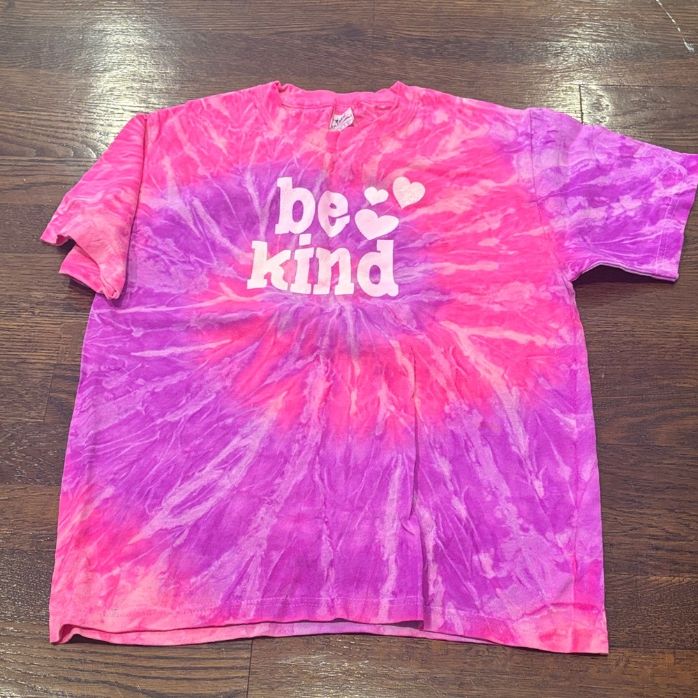 Be Kind Tie-Dye Kids Shirt